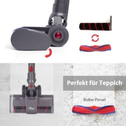 IFBOT 4 In 1 Akku Staubsauger I201 Kabellos Handstaubsauger, Bürstenlos Motor Mit HEPA Filter, 20KPa, 250W, Beutellos, 0,8L, 35min, Touchscreen, LED Elektrobürste, 1,8kg Leicht, 3 Reinigungssprogramme Perfekt Für Hartboden Teppich 11 IFBOT 4 In 1 Akku Staubsauger I201 Kabellos Handstaubsauger, Bürstenlos Motor Mit HEPA Filter, 20KPa, 250W, Beutellos, 0,8L, 35min, Touchscreen, LED Elektrobürste, 1,8kg Leicht, 3 Reinigungssprogramme Perfekt Für Hartboden Teppich -Staubsauger Förderung 0035a62d4a72da6be27264d553f8fcdb