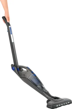 ProfiCare 2 In 1 Hand-und Bodenstaubsauger PC-BS 3035 A, Praktische Ladestation Inkl. Zubehörhalterung, Leistungsstarker 14,8 V Lithium Ionen Akku, Turbo Rotation, HEPA-Filter, Anthrazit-blau -Staubsauger Förderung 007e423147ddf97b7d1cb8e1688c2dcb