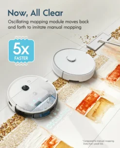 Yeedi Vac 2 Pro Saugroboter Mit Wischfunktion, Oszillation-Wischfunktion, 3D-Hindernisvermeiden, 3000 Pa, 240 Min, Intelligente Optische Kartierung, Kompatibel Mit Absaugstation (einzeln Zu Kaufen) -Staubsauger Förderung 02905aac9cb3c3af3797feb6312f3146 1