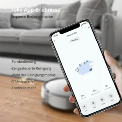 SmartAI Saugroboter Staubsauger Roboter APP Fernbedienung 2600Pa Staubsauger Weiß -Staubsauger Förderung 0678d5d342a981b53bd6c90963c1dfbd