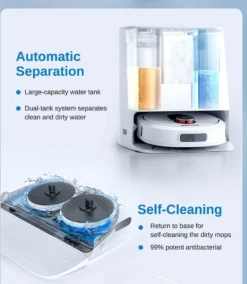 Roidmi Eva Mop Station Staubsauger 3200pa 2-in-1 Saug Und Wischroboter Mit Absaugstation, Mopp- Und Saugroboter, Automatisch Waschen Von Mopps -Staubsauger Förderung 0f4b13fc73dbab464f2e87d9641adeb7