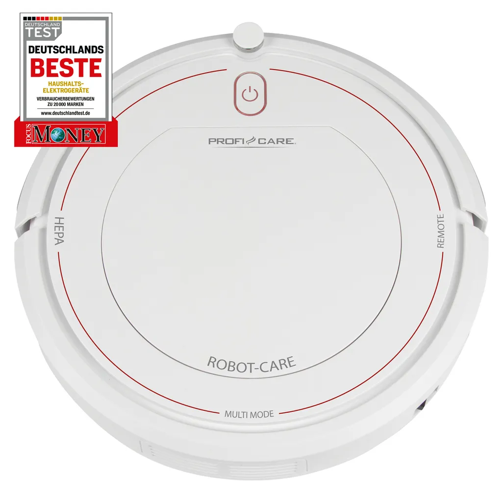 ProfiCare ® Saugroboter Reinigt Selbstständig Alle Räume, Staubsauger Roboter Mit Fernbedienung, Vacuum Cleaner, HEPA-Filter Und 3 Reinigungsprogrammen, Mit Treppenerkennung - PC-BSR 3042 1 ProfiCare ® Saugroboter Reinigt Selbstständig Alle Räume, Staubsauger Roboter Mit Fernbedienung, Vacuum Cleaner, HEPA-Filter Und 3 Reinigungsprogrammen, Mit Treppenerkennung - PC-BSR 3042