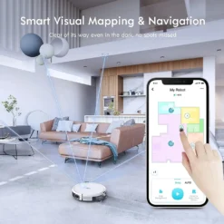 Yeedi Mop Station 2-in-1 Wischroboter, Mopp- Und Saugroboter, Automatisch Waschen Von Mopps, Druckbeaufschlagte Mopps, 2500 Pa, Visuelle Navigation, Teppicherkennung -Staubsauger Förderung 169930e073937d1404eecf5d93253ca9