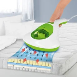 MAXXMEE Milben-Handstaubsauger Mit UV-C Licht - 300 W - Weiß/limegreen Milben Sauger UV Licht Handstaubsauger Entferner Allergiker Handsauger MAXXMEE -Staubsauger Förderung 171d4ad595b9446f5000b9ec4dd29bbc