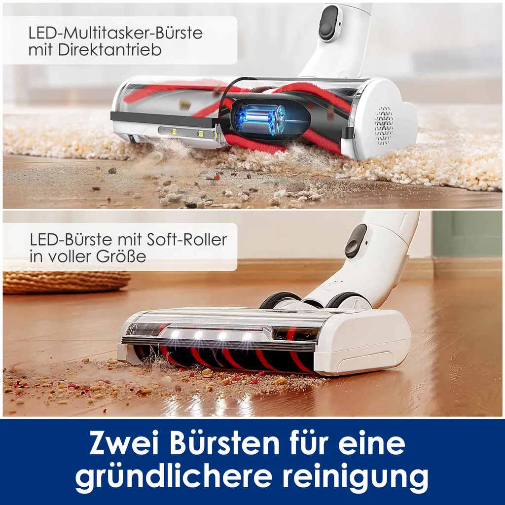 Tineco S12 Pro EX Akku-Staubsauger, Smarter Stabstaubsauger, Smarte Saugfunktion, Digitales Anzeigefenster Handstaubsauger 6 Tineco S12 Pro EX Akku-Staubsauger, Smarter Stabstaubsauger, Smarte Saugfunktion, Digitales Anzeigefenster Handstaubsauger – Bild 6