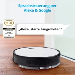 MEDION Saugroboter Mit Wischfunktion Und Intelligenter Navigation S30 SW (2.800 Pa, Alexa App Steuerung, Saugen Wischen Parallel, Regulierbare Wasserabgabe, Tierhaar Allergiker Optimiert) -Staubsauger Förderung 1bcdca79dbaa5bcfacdc65aeca0eba02