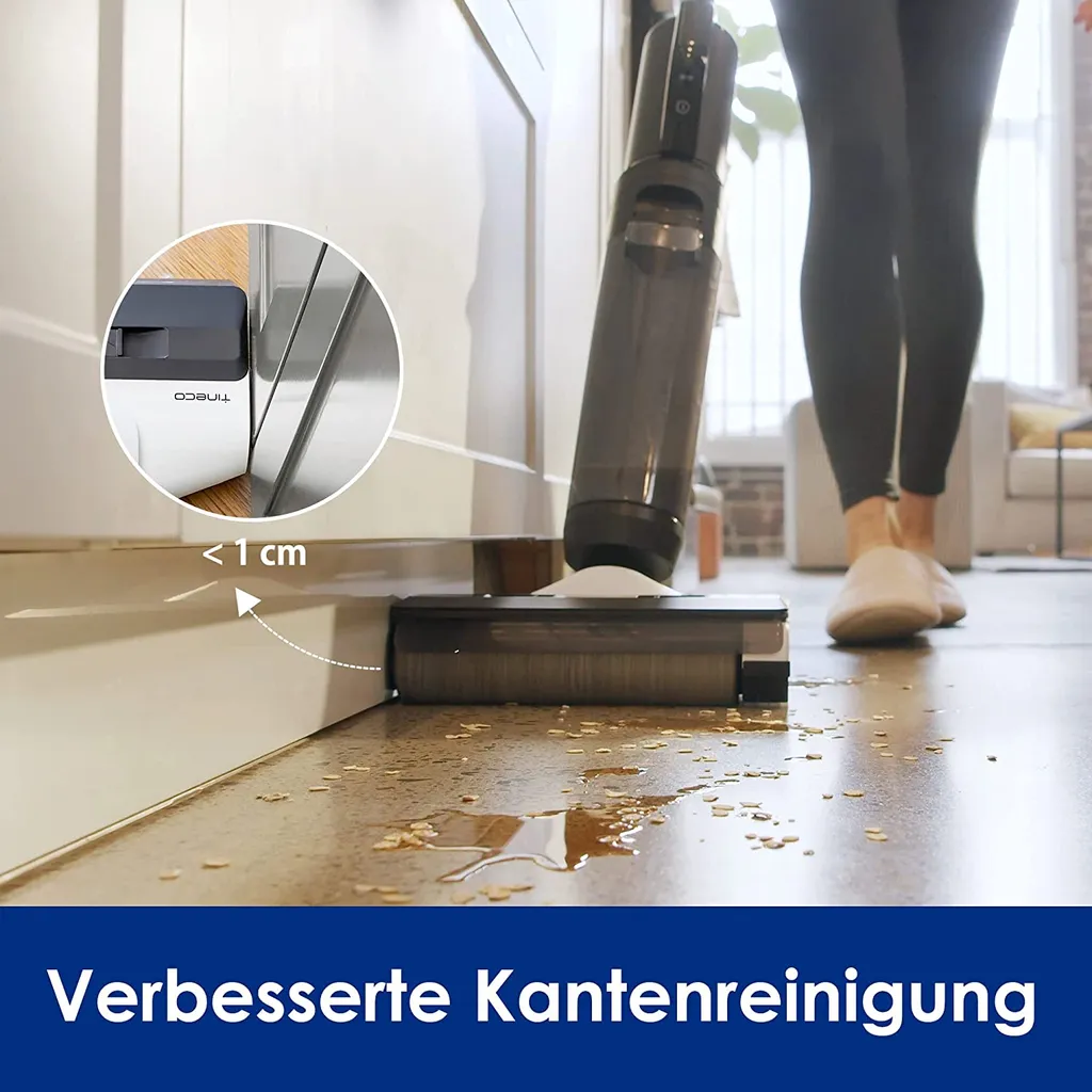 Tineco Smart Nass- Und Trockensauger Floor One S5 Combo Power KIT Kabelloser Staubsauger Handstaubsauger Für Klebrige Verschmutzungen, Tierhaare, Harte Böden 3 Tineco Smart Nass- Und Trockensauger Floor One S5 Combo Power KIT Kabelloser Staubsauger Handstaubsauger Für Klebrige Verschmutzungen, Tierhaare, Harte Böden – Bild 3