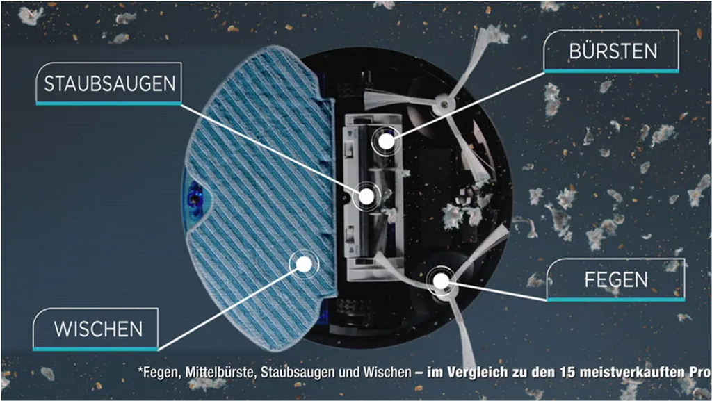 Rowenta RR7447 Xplorer S60 Allergy Connect Nass-Trocken-Saugroboter Weiß 65 DB 12 Rowenta RR7447 Xplorer S60 Allergy Connect Nass-Trocken-Saugroboter Weiß 65 DB – Bild 12