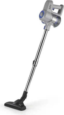 MAXXMEE Akku-Zyklon-Staubsauger - Bis Zu 35 Minuten Dauerbetrieb - Hellgrau/blau Akku Zyklon Staubsauger Kabellos Handsauger Bodensauger Beutellos Sauger -Staubsauger Förderung 29601930f1de6be4ef5ee8784df891e5