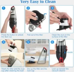 Handstaubsauger, Akku Handstaubsauger 7000PA Beutellos Handsauger Nass/Trocken Akkusauger Schnellaufladung Autostaubsauger Mit 2 Waschbarer Filterr Für Haus & Auto Reinigung 13 Handstaubsauger, Akku Handstaubsauger 7000PA Beutellos Handsauger Nass/Trocken Akkusauger Schnellaufladung Autostaubsauger Mit 2 Waschbarer Filterr Für Haus & Auto Reinigung -Staubsauger Förderung 2b5351ed421013f3905a6e200d719632