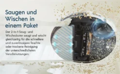 Yeedi Vac 2 Pro Staubsauger Saugroboter Wischfunktion 3000Pa 5200mAh 240min Kehrroboter -Staubsauger Förderung 2ce920d41f7c5ddb2135568c5341c5f8