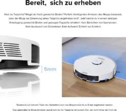 Roborock S7 Pro Ultra Sonic Saugroboter Mit Empty Wash Fill Dock Absaugstation Selbstwaschend Selbstauffüllend Selbstentleerend Kindersicherung LiDAR 3D Mapping APP -Staubsauger Förderung 30fa091a07afd8a4065cf369d55a1b0b