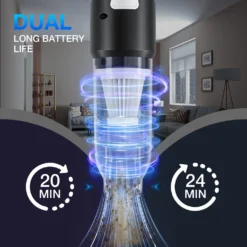 YURIKO 120W Auto Staubsauger Kabellos Mini Home Handstaubsauger Starker Sog Akku -Staubsauger Förderung 3143ed7fae0487e4df9ba11d0d657b61