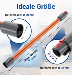 Staubsaugerrohr Teleskopstange Passend Wie Dyson 967477-08 Verlängerungsrohr Rohr Für Staubsauger -Staubsauger Förderung 33c002ae29c4815d600262deee666300