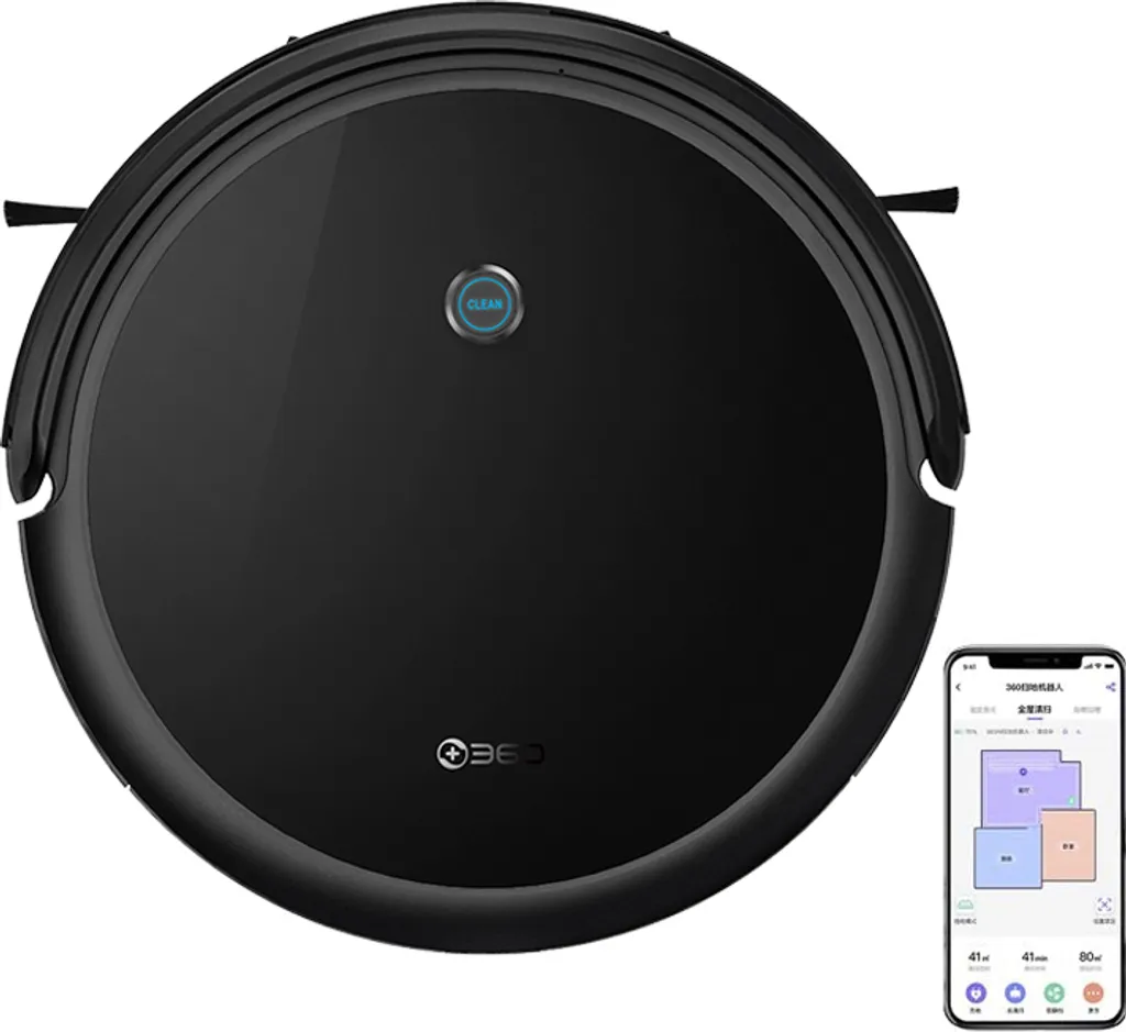 360 C50 Saugroboter Nass & Trocken Staubsauger 2600pa Smart Vacuum Robot Cleaner 2 360 C50 Saugroboter Nass & Trocken Staubsauger 2600pa Smart Vacuum Robot Cleaner – Bild 2