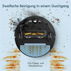 Yeedi Vac Max Saugroboter Mit Wischfunktion 3000Pa Teppicherkennung Staubsauger Roboter -Staubsauger Förderung 3e30ce5175ee40636392553291071e05