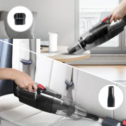 Aigostar Mars 33LBY - Kabelloser Zyklon-Handstaubsauger, Nass- Und Trockensaugung, 2050mAh Akku, 500ml Tank, HEPA Filter -Staubsauger Förderung 4140c0ed1be733605f514eb0a64efe65