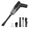 Mini Handstaubsauger Kabellos - Handstaubsauger Wiederaufladbar Tragbar , USB Staubsauger Für Auto, Tastatur, Tierhaare,Black