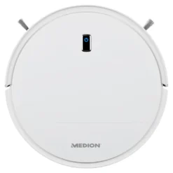 MEDION Saugroboter Mit Wischfunktion Und Systematischer Navigation P20 SW (Modell 2021, 2.000 Pa Saugkraft, Inkl. Fernbedienung, Ladestation, Tierhaar Allergiker Optimiert) -Staubsauger Förderung 42fe05f71bc9492ffd8688116d4d5f82
