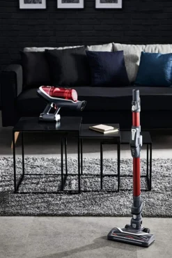 Rowenta RH9678 X-Force Flex 8.60 Akku-Staubsauger | Stab-und Handstaubsauger In Einem | LED-Düse | Flex-Gelenk | Animal-Kit | Easy-Wash-Filter | Inkl. Mini Turbodüse, Etc. | Rot/Grau -Staubsauger Förderung 4788ed019ad2982e3e555cd6b0c3a943