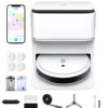 Yeedi Mop Station 2-in-1 Wischroboter, Mopp- Und Saugroboter, Automatisch Waschen Von Mopps, Druckbeaufschlagte Mopps, 2500 Pa, Visuelle Navigation, Teppicherkennung