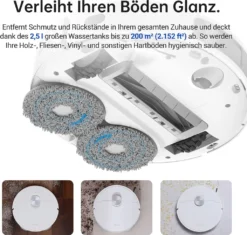 Dreame L10S Ultra Saugroboter Mit Absaugstation Selbstwaschend Selbstauffüllend Selbstentleerend 5300Pa AI+3D Navigation Spinnwischen Heißlufttrocknung Teppicherkennung APP -Staubsauger Förderung 4ed00c77dd461d6b4889bd8bb0dca0fd