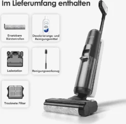 Tineco Floor ONE S5 PRO 2 Smart Nass-Trockensauger Wischmopp, LCD-Display, Bodenreiniger,35 Min. Laufzeit, Wi-Fi, App Und Sprachführung 13 Tineco Floor ONE S5 PRO 2 Smart Nass-Trockensauger Wischmopp, LCD-Display, Bodenreiniger,35 Min. Laufzeit, Wi-Fi, App Und Sprachführung -Staubsauger Förderung 4eed2306465e42770bdd17ae007758a0