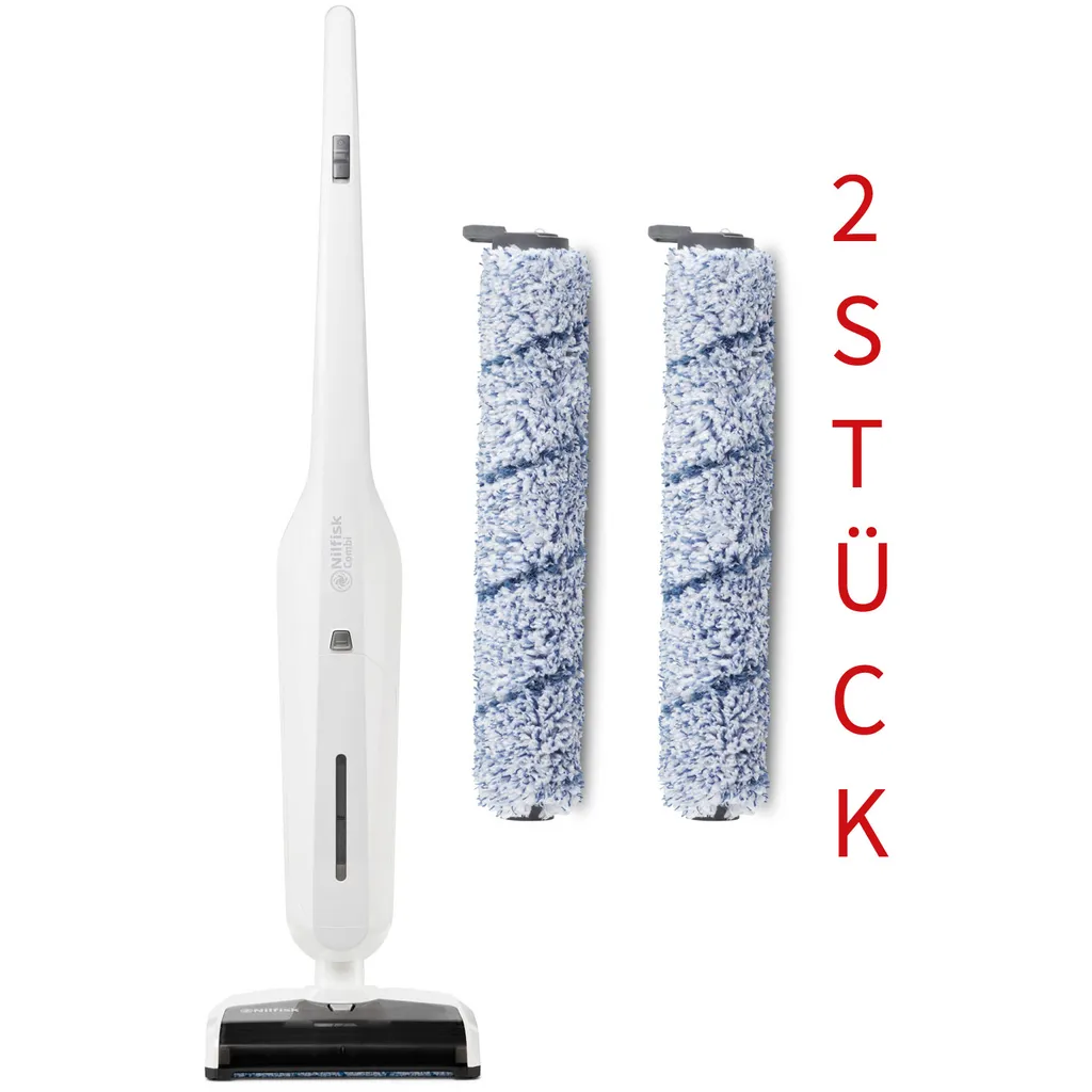 Nilfisk 128390053 Set Combi + EU Washer Hartbodenreiniger + Extra-Bürstrolle, Wischen, Saugen & Trocknen In Einem, Selbstreinigungsfunktion, 2 Tanks 1 Nilfisk 128390053 Set Combi + EU Washer Hartbodenreiniger + Extra-Bürstrolle, Wischen, Saugen & Trocknen In Einem, Selbstreinigungsfunktion, 2 Tanks