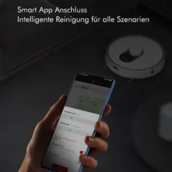 Roidmi EVE Plus Roboter Staubsauger Nass-Trocken-Saugroboter,50 Watt,2700pa Mit Sauberer Basis Und Beutel,Weiß -Staubsauger Förderung 51cb51f51134afe281fe290a6403772a