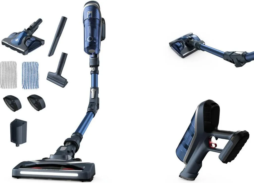 Rowenta X-Force 8.60 AQUA, Trocken, Zyklonal, Glatter Boden, Teppich, Treppenstufen, China, Beutellos, Blau, Grau 4 Rowenta X-Force 8.60 AQUA, Trocken, Zyklonal, Glatter Boden, Teppich, Treppenstufen, China, Beutellos, Blau, Grau – Bild 4