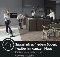 AEG QX7-1-P5IB 2in1 Akku-Staubsauger (Schlanke Bauform, Power-Softrolle, Besonders Effektiv Auf Hartböden, Bis Zu 50 Min Laufzeit, 21,6 Volt, Inkl. Zubehör -Staubsauger Förderung 5689b5755a349c1fb9e5d67375985eaa