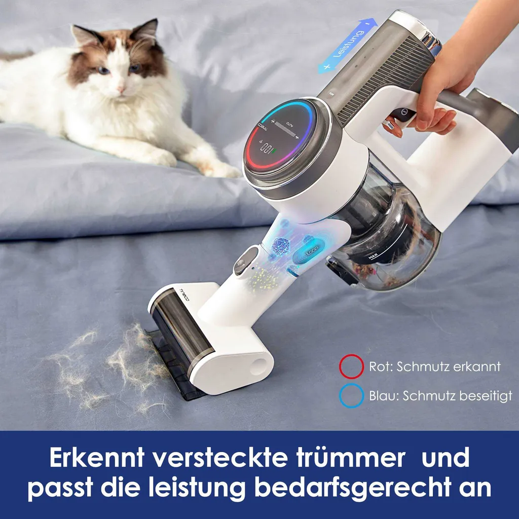 Tineco S12 Pro EX Akku-Staubsauger, Smarter Stabstaubsauger, Smarte Saugfunktion, Digitales Anzeigefenster Handstaubsauger 5 Tineco S12 Pro EX Akku-Staubsauger, Smarter Stabstaubsauger, Smarte Saugfunktion, Digitales Anzeigefenster Handstaubsauger – Bild 5