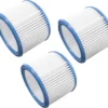 Vhbw Filterset 3x Faltenfilter Kompatibel Mit Nilfisk Aero 20-01, 20-01 Inox, 20-11, 20-21 Nass- Und Trockensauger - Filter, Patronenfilter