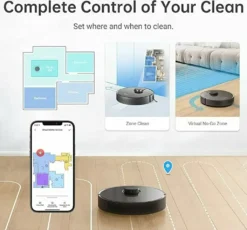 Dreame Z10 Pro Staubsauger Saugroboter Mit 4L Absaugstation Auto-Empty Dock Intelligente Staubsammlung APP Schwarz -Staubsauger Förderung 60a2e66150ea760f93a3ba4bd89e604e