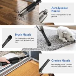 Mini Handstaubsauger Kabellos - Handstaubsauger Wiederaufladbar Tragbar , USB Staubsauger Für Auto, Tastatur, Tierhaare,Black -Staubsauger Förderung 652c788abe2f5a2b4fc9158c040ad552