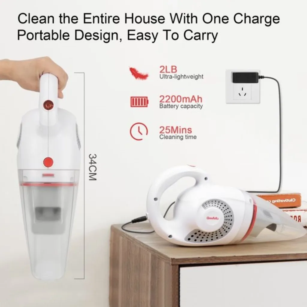 GeeMo X4 Handheld Staubsauger 8500Pa Für Home Und Auto 3 GeeMo X4 Handheld Staubsauger 8500Pa Für Home Und Auto – Bild 3