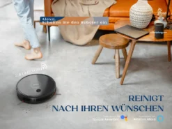 KYVOL E25 Staubsauger Roboter 2600PA Mit Ladestation, WLAN Staubsauger Mit Präzise Kartentechnologie, Bis Zu 150Min Laufzeit -Staubsauger Förderung 6a97b5485b9ac74574bcda0013ff9305