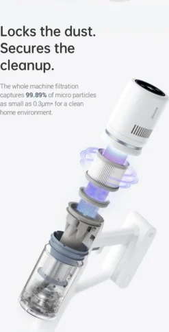 Dreame P10 Kabelloser Handstaubsauger - 22000Pa - 60min Autonomie - 120k RPM -Staubsauger Förderung 6b1f94356e8618fb1c2dbb2cc33aeaeb