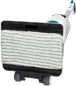 Rowenta Bodendampfreiniger Clean & Steam Revolution RY7757 | 2 In 1 Reingung | Verdampfer Für ätherische Öle | Alle Bodenarten | Anti-Kalk-Kartusche | Weiß/Blau -Staubsauger Förderung 6d9cb5990560da7f3566282d85d3d876