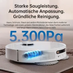 Dreame L10S Ultra Saugroboter Mit Absaugstation Selbstwaschend Selbstauffüllend Selbstentleerend 5300Pa AI+3D Navigation Spinnwischen Heißlufttrocknung Teppicherkennung APP -Staubsauger Förderung 6e426b9abdb0478689088f473787c98b