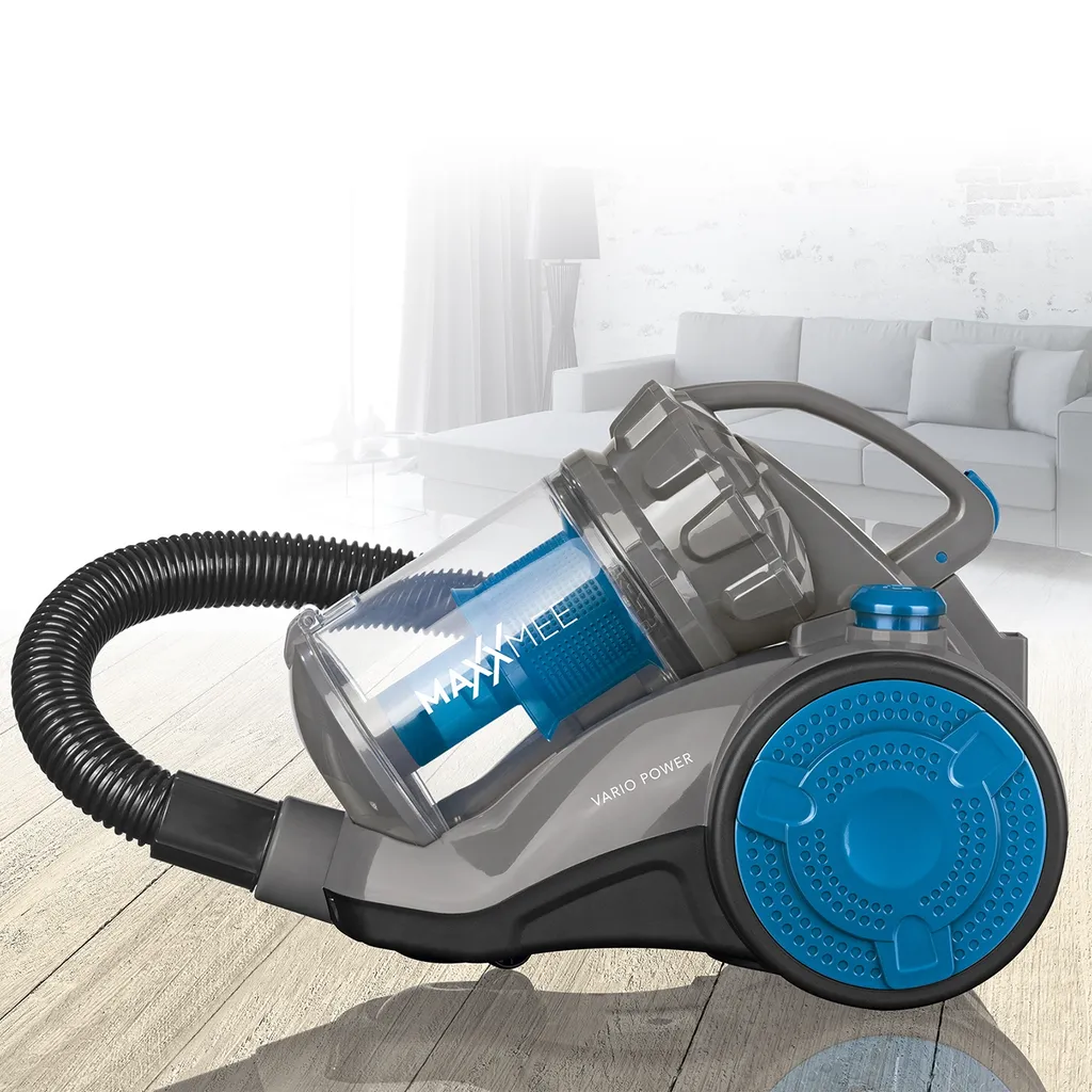 MAXXMEE Zyklon-Staubsauger - 4 Spezialdüsen - Schwarz/blau Staubsauger Beutellos Zyklon Bodenstaubsauger Filter Teppich Boden HEPA-Filter 5 MAXXMEE Zyklon-Staubsauger - 4 Spezialdüsen - Schwarz/blau Staubsauger Beutellos Zyklon Bodenstaubsauger Filter Teppich Boden HEPA-Filter – Bild 5