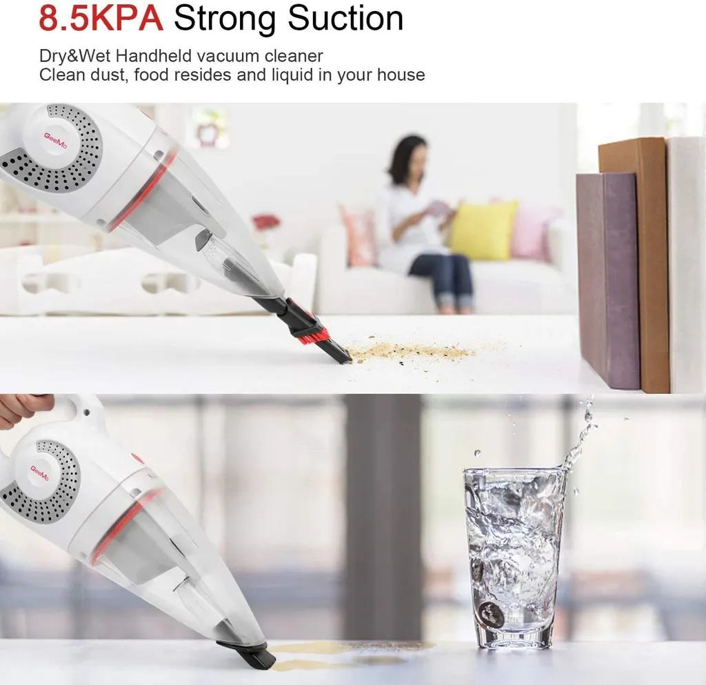 GeeMo X4 Handheld Staubsauger 8500Pa Für Home Und Auto 6 GeeMo X4 Handheld Staubsauger 8500Pa Für Home Und Auto – Bild 6