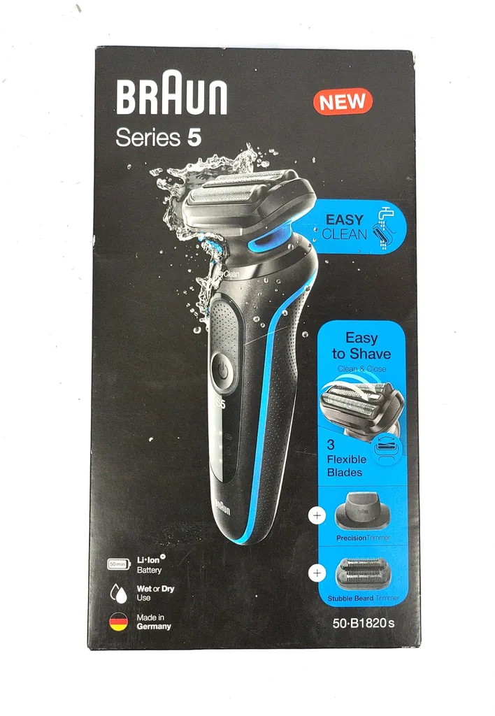 Braun Series 5s Rasierer Herren, Elektrorasierer Mit 3 Flexiblen Klingen, Präzisionstrimmer 2 Braun Series 5s Rasierer Herren, Elektrorasierer Mit 3 Flexiblen Klingen, Präzisionstrimmer – Bild 2