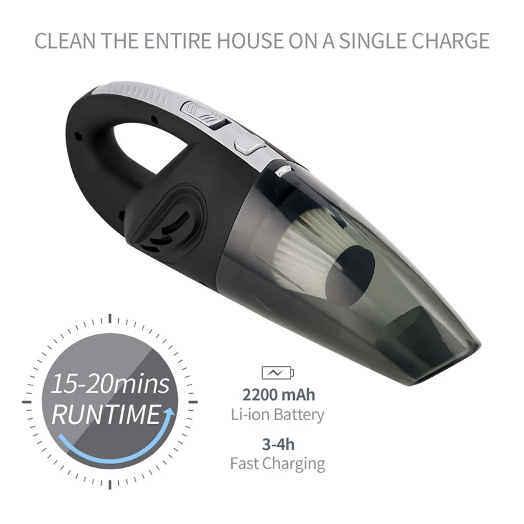 CkeyiN Handstaubsauger Für Haus/Auto Kabellos Nass-Trocken-Nutzung Staubsauger Wiederaufladbar Leistungsstarke Für Tierhaare, Staub 3 CkeyiN Handstaubsauger Für Haus/Auto Kabellos Nass-Trocken-Nutzung Staubsauger Wiederaufladbar Leistungsstarke Für Tierhaare, Staub – Bild 3