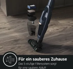 AEG QX7-1-P5IB 2in1 Akku-Staubsauger (Schlanke Bauform, Power-Softrolle, Besonders Effektiv Auf Hartböden, Bis Zu 50 Min Laufzeit, 21,6 Volt, Inkl. Zubehör -Staubsauger Förderung 7f4db78010b642b718c18f25a347ddbc