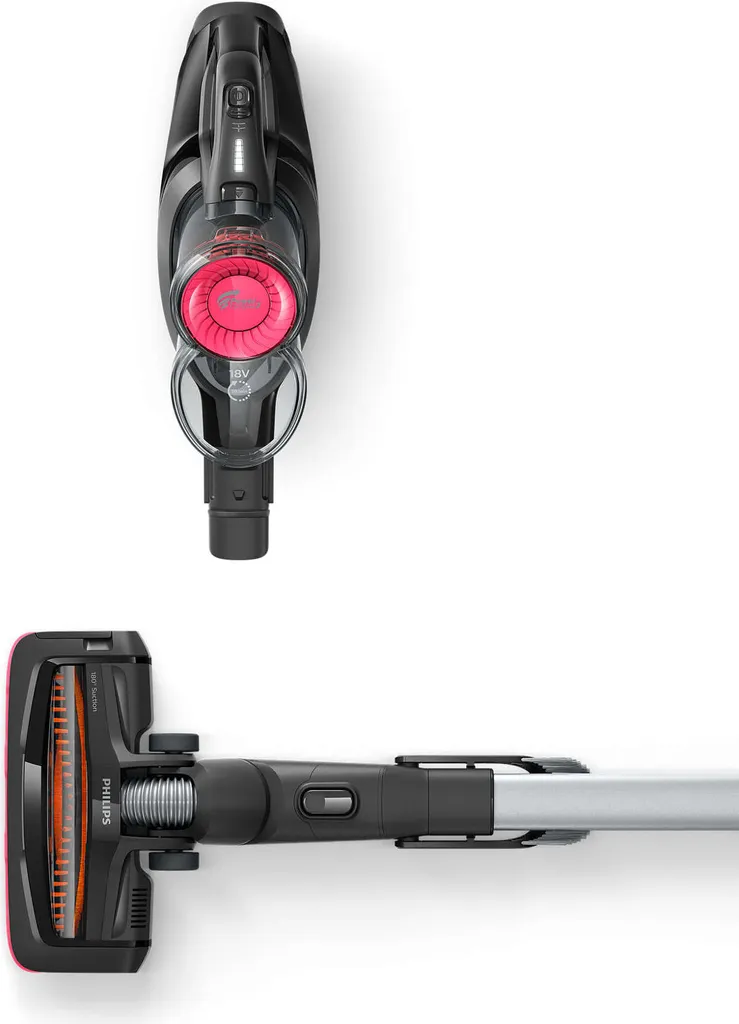 Philips SpeedPro 2-in-1 Kabelloser Akku Staubsauger 5000 Series, 180°-Saugdüse, 18 V, 30 Min, Schwarz (FC6722/01) 5 Philips SpeedPro 2-in-1 Kabelloser Akku Staubsauger 5000 Series, 180°-Saugdüse, 18 V, 30 Min, Schwarz (FC6722/01) – Bild 5
