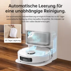 Dreame L10S Ultra Saugroboter Mit Absaugstation Selbstwaschend Selbstauffüllend Selbstentleerend 5300Pa AI+3D Navigation Spinnwischen Heißlufttrocknung Teppicherkennung APP -Staubsauger Förderung 80f5cdc162098c16f6ab8ec83672ce9c