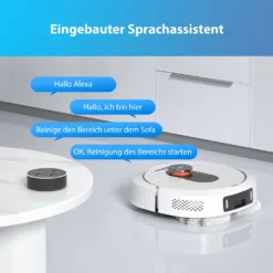 Roidmi Eva Mop Station Staubsauger 3200pa 2-in-1 Saug Und Wischroboter Mit Absaugstation, Mopp- Und Saugroboter, Automatisch Waschen Von Mopps -Staubsauger Förderung 81dbc55d4dfb760205316849ccfcb407