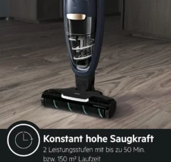 AEG QX7-1-P5IB 2in1 Akku-Staubsauger (Schlanke Bauform, Power-Softrolle, Besonders Effektiv Auf Hartböden, Bis Zu 50 Min Laufzeit, 21,6 Volt, Inkl. Zubehör -Staubsauger Förderung 843a095e3deec49444271c7fd238021d