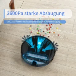 Saugroboter - AIRROBO P10 Staubsauger Roboter 2600Pa Roboterstaubsauger WLAN Mit Raumkarte In Echtzeit, WiFi/App/Alexa, Selbstaufladung, Leise, Für Tierhaare, Hartböden, Teppich -Staubsauger Förderung 85e68570c8c726877b19b5879a5b79d9